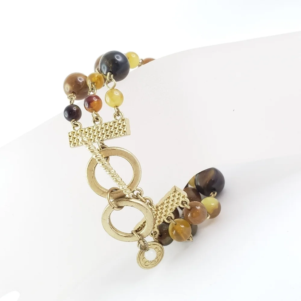 Dana Buchman Bracelet Brown Earth Tones